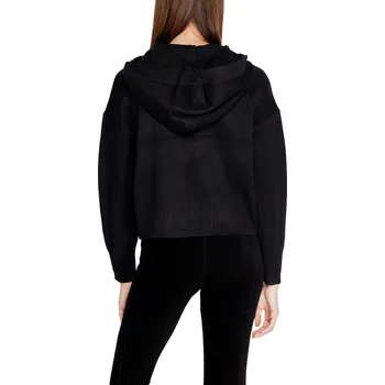 Dámská mikina Černá mikina s kapucí Vero Moda Vero Moda černá 3457334