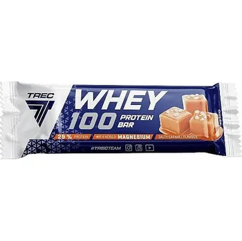 Trec Whey 100 proteinová tyčinka 40g s příchutí slaného karamelu