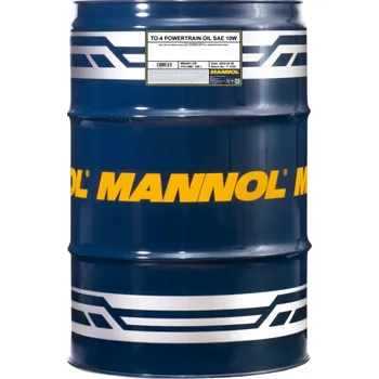 Převodový olej MANNOL TO-4 Powertrain Oil SAE 10W – Objem: 208L