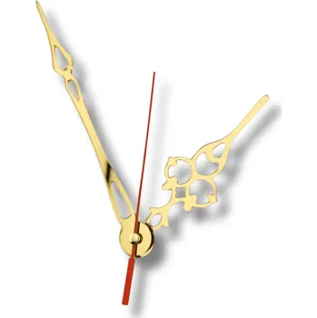 Hodinové ručičky zrcadlové zlaté 110/160mm - Renata