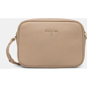 Kabelka Kožená kabelka Patrizia Pepe CB8985.L001 béžová 80D, vel. ONE SIZE