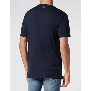 Pánské tričko PHILIPP PLEIN T-Shirt 89 Tmavomodrá Regular Fit S