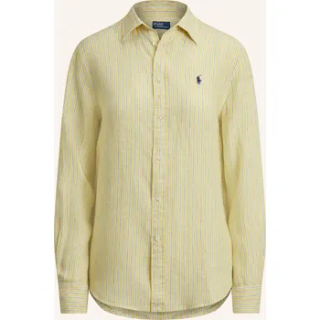 Polo Ralph Lauren Dámská Lněná Košile, žlutá / modrá / bílá, 40