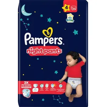 Plena Pampers Night Pants 9-15 kg (40 ks) (8700216669696)