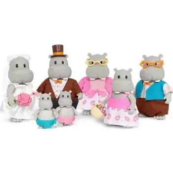 Li‘l Woodzeez Rodina hrochů svatební Pitterpotemus (WZ6791LW)