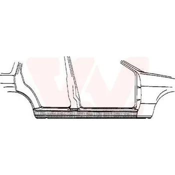 Prah karosérie Nástupní panel VAN WEZEL 3715104