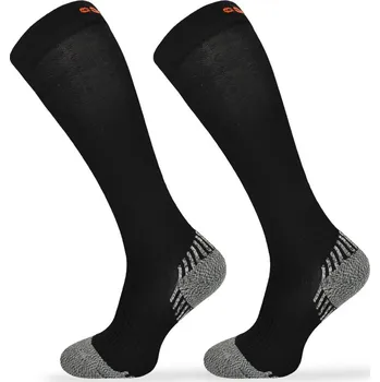 Pánské ponožky Comodo Kompresní běžecké ponožky SSC Black - 35-38