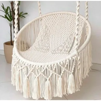 Křeslo MMboutique Kruh-obruč 80 cm pro závěsné macramé křeslo