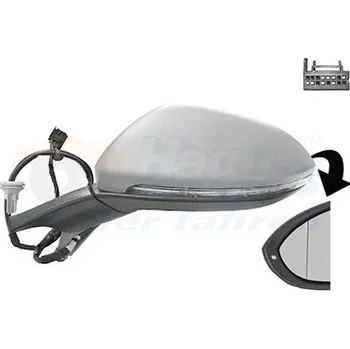 Auto zrcátko Vnější zpětné zrcátko VAN WEZEL 5766815