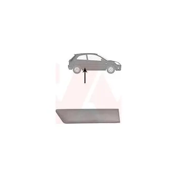 Lišta karosérie Ozdobná / ochranná lišta, boční stěna VAN WEZEL 1806410