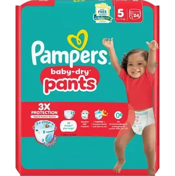 jednorázová plena Pampers Baby Dry Pants Junior 11-17 kg (24 ks) (8700216670500)
