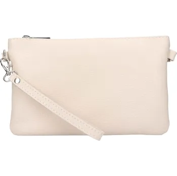 Kabelka Dámské kožené plesové psaníčko Italia Tea - béžová
