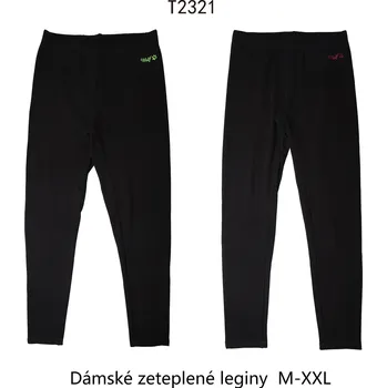 Dámské legíny Dámské zateplené legíny černé Wolf T2321 Velikost: L