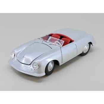 autíčko Porsche 356 nr. 1 Roadstar šedá 1:24 - Welly Porsche 356 no.1 Roadster - kovový model auta