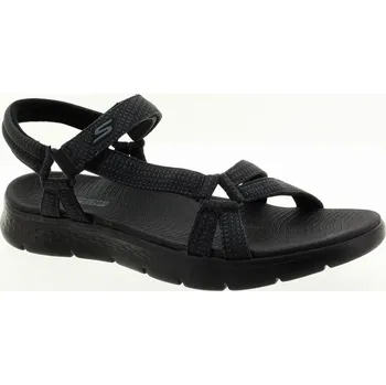 Dámské sandále SKECHERS Dámské černé textilní sandály 141451-BBK-855 Velikost 38