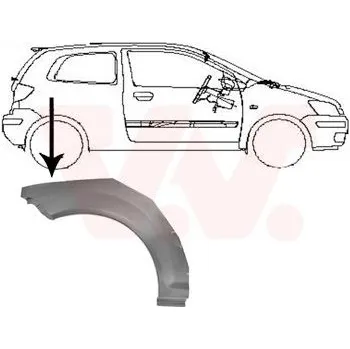 Příslušenství karosérie Boční stěna VAN WEZEL 8251146