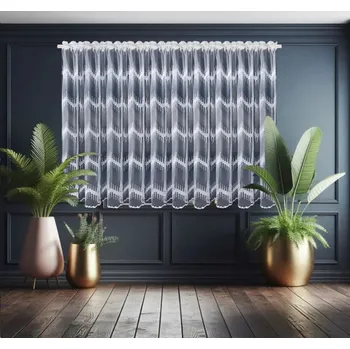 Záclona BytoTex Hotová záclona s výšivkou L 105-5406, 400x150 cm