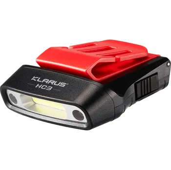 Čelovka KLARUS Lampa s pohybovým senzorem HC3 Červená