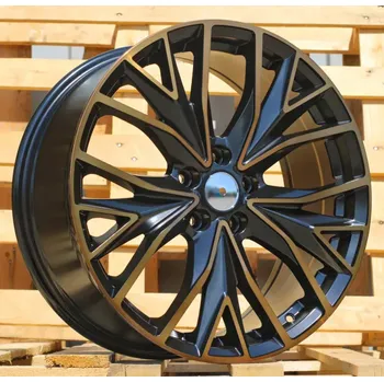 Alu kolo Alu kola Racing Line B5922, 19x8 5x112 ET45, černá matná + měděná barva leštění vhodné pro Cupra Ateca, Cupra Tavascan