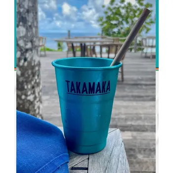 Jednorázové nádobí Takamaka plážový hliníkový kelímek