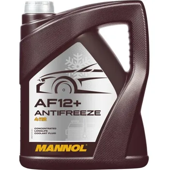 Motorový olej MANNOL 4112 Antifreeze AF12+ (červená) – Objem: 5L