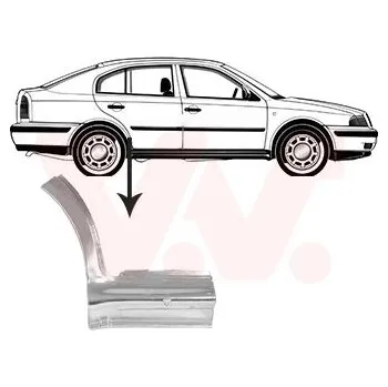 Prah karosérie Nástupní panel VAN WEZEL 7620106