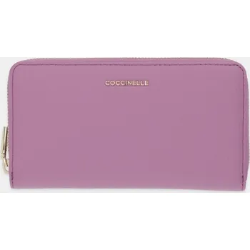 Peněženka Kožená peněženka Coccinelle dámská, černá barva, E2 MW5 11 32 01 E2.MW5.11.32.01 40X, vel. ONE SIZE