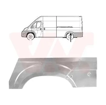 Příslušenství karosérie Boční stěna VAN WEZEL 0982147