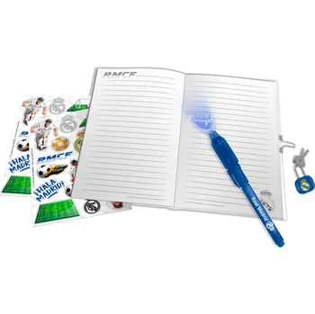 Set školních potřeb Papírnický set Real Madrid FC: Hala Madrid (A5|15 x 21 x 2 cm)