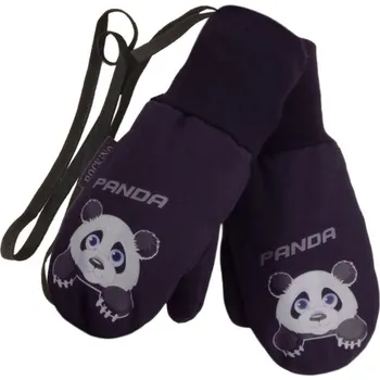 Rukavice ROCKINO Softshellové zateplené rukavice s palečkem černé, PANDA Velikost: vel.1