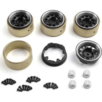 RC model auta HPI | CS-10 hliníkové disky 1.2 (černé/4 ks) HPI161245