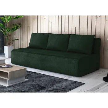 Pohovka Pohovka FIRE REST - tmavězelená - manšestr - LINCOLN 39