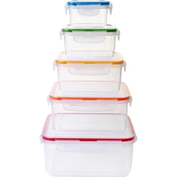 Dóza na potraviny Sada potravinových dóz Lock&lock 5 ks, (HPL980CLQ5)