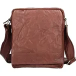 Pánská kožená taška přes rameno SendiDesign Vincent - tmavě hnědá