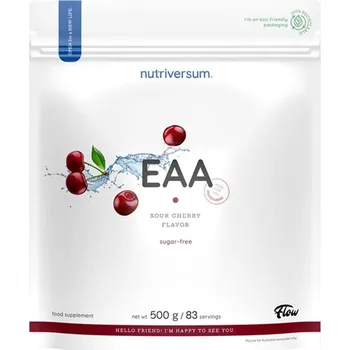 Aminokyselina Nutriversum EAA Sugar Free (500 g, Višňa)