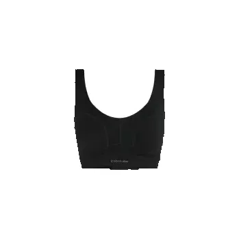 Dámské termo spodní prádlo Icebreaker Wmns Queens Clasp Bra, Black