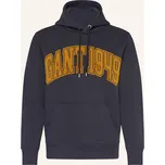 Gant Pánská Mikina S Kapucí, tmavě modrá, M