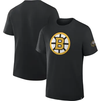 Pánské tričko Fanatics Pánské tričko Boston Bruins NHL Hat Trick Tee Velikost: M