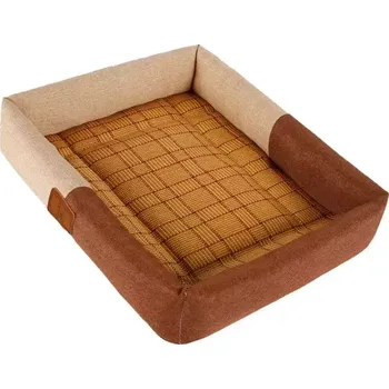 Pelíšek pro psa TopTechnology YD-XD03 Letní pet chladicí a prodyšný matrace, Velikost: 77x62cm (Káva Khaki)