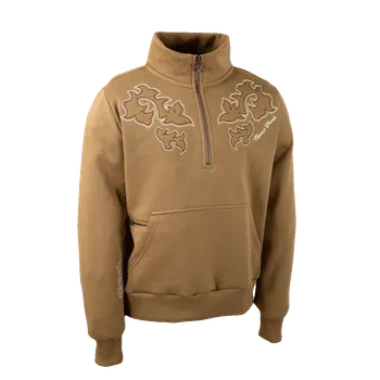 Dámská mikina RANCHGIRLS Ranch Girls mikina na zip "KAYLA" cinnamon Velikost: XXL