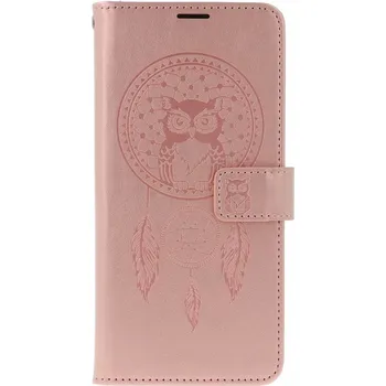 Pouzdro na mobilní telefon Pouzdro Xiaomi Redmi Note 14 Pro knížkové Lapač se sovičkou světle růžové (kryt neboli obal na Xiaomi Redmi Note 14 Pro)