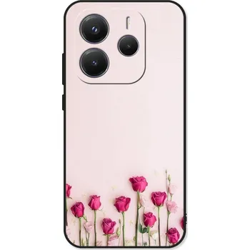 Pouzdro na mobilní telefon Kryt Xiaomi Redmi Note 14 Roses (obal neboli pouzdro na Xiaomi Redmi Note 14)