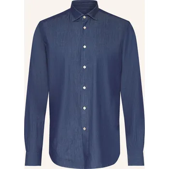 Pánská košile Boglioli Pánská Džínová Košile Regular Fit, tmavě modrá, 42