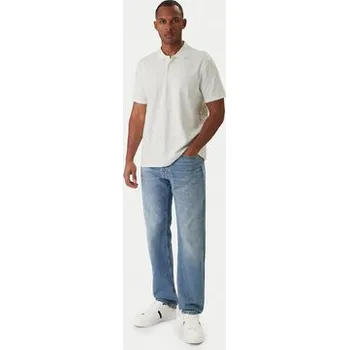 Pánské oblečení Guess Polokošile M6RP25 KCFE2 Écru Regular Fit L