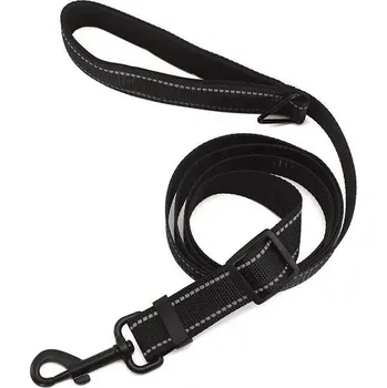 Vodítko pro psa TopTechnology Vodítko pro psy 1.8m, nylonové, reflektivní - černé, velikost L