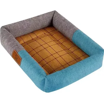 Pelíšek pro psa TopTechnology YD-XD03 Letní chladící matrace pro domácí mazlíčky, rozměry: 77x62cm (Šedá modrá)