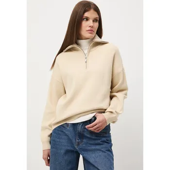 Dámský svetr Svetr Medicine dámský, béžová barva, s pologolfem RW25-SWD613 08X, vel. M