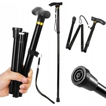 Skládací vycházková hůl nastavitelná hliníková 85-95 cm