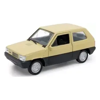 autíčko Welly Fiat Panda 1:34 krémová (WE43849F-CW-KREMOVA)
