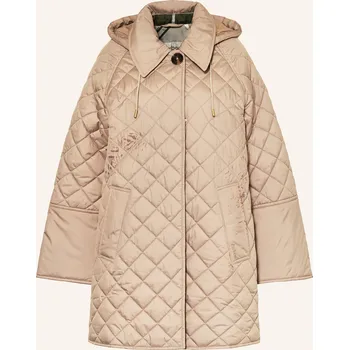 Dámský kabát Barbour Dámský Prošívaný Kabát Cara S Odnímatelnou Kapucí,...